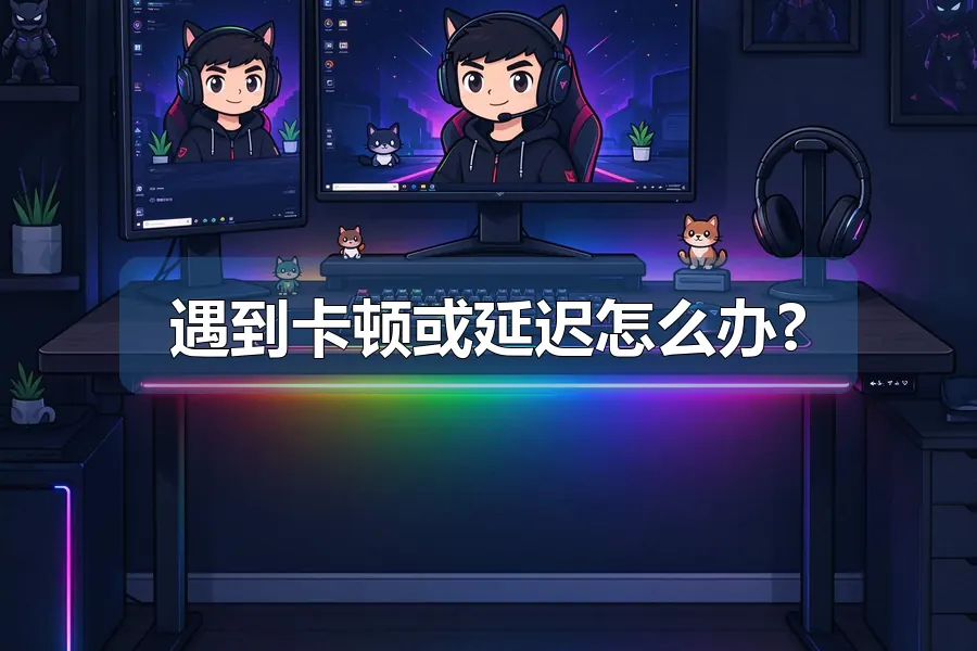 遇到卡顿或延迟怎么办?