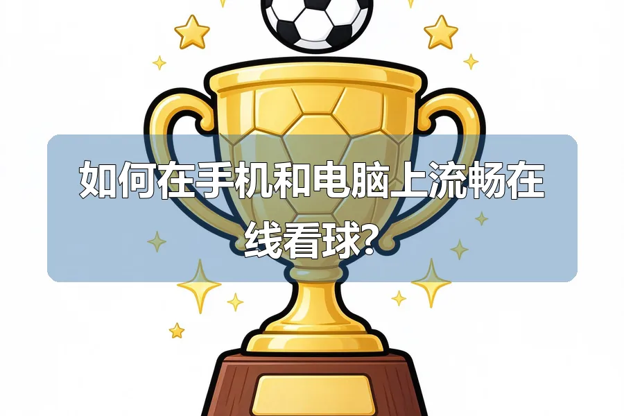 如何在手机和电脑上流畅在线看球?