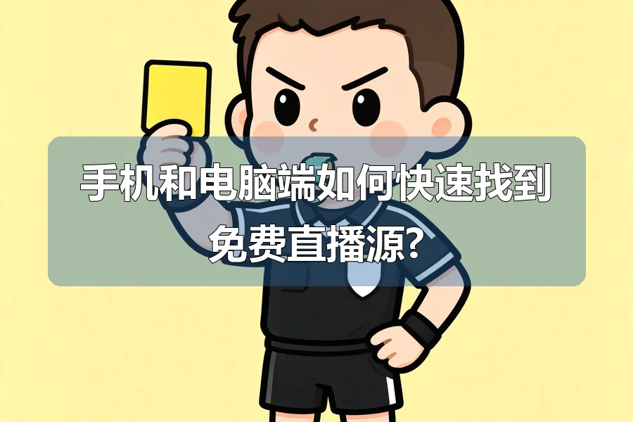 手机和电脑端如何快速找到免费直播源?